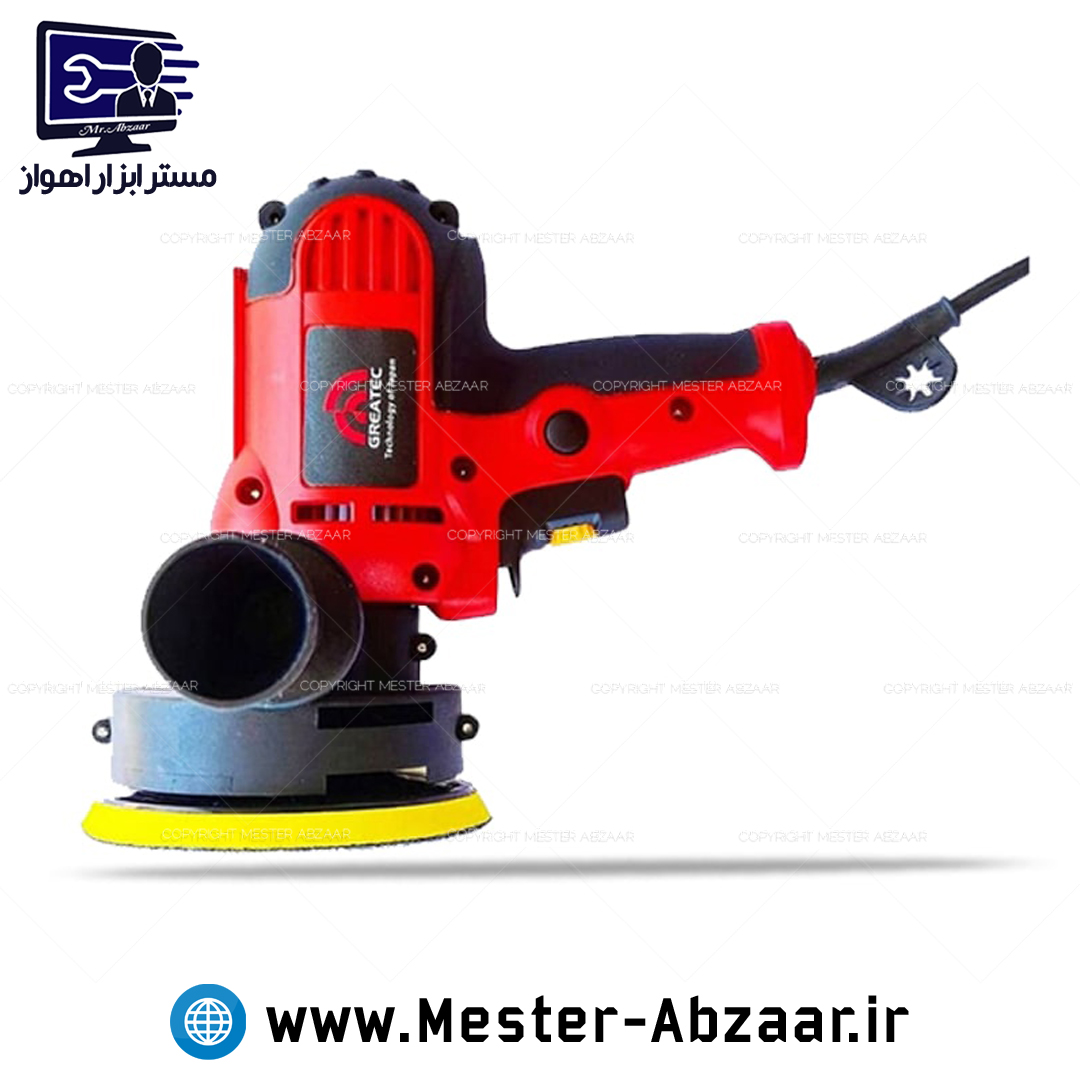 پولیش دریلی دیمردار دستی 800 وات گریتک پالیش تفنگی مدل GREATEC 800W polisher