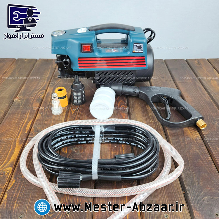 کارواش سم پاش 2000 وات دینامی پر قدرت باس BOSS مدل پر فشار خانگی BS2050 همراه با شیلنگ فشار قوی تکنولژی آلمان