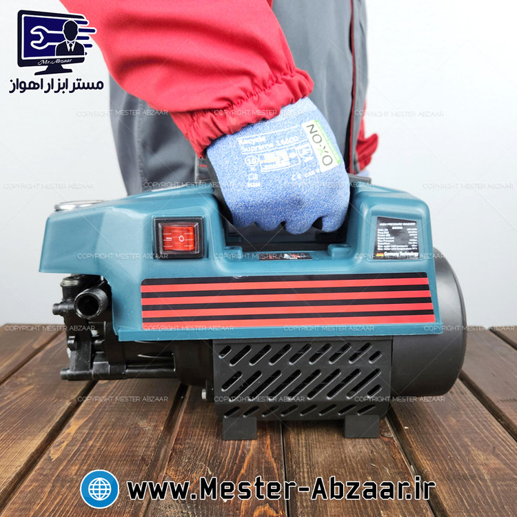 کارواش سم پاش 2000 وات دینامی پر قدرت باس BOSS مدل پر فشار خانگی BS2050 همراه با شیلنگ فشار قوی تکنولژی آلمان