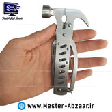 چکش و انبردست 12 کاره مسافرتی همراه همه کاره ( درب باز کن، چاقو، اره، پیچ گوشتی و...) تراولر مدل TRAVELER 2703