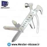 چکش و انبردست 12 کاره مسافرتی همراه همه کاره ( درب باز کن، چاقو، اره، پیچ گوشتی و...) تراولر مدل TRAVELER 2703
