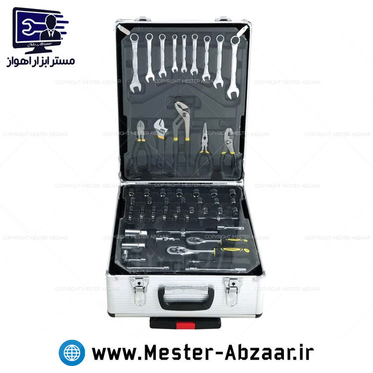 جعبه ابزار سامسونتی 186 عددی بکس و پیچ گوشتی و... آپ اسپریت مدل UPSPIRIT HK-TS186