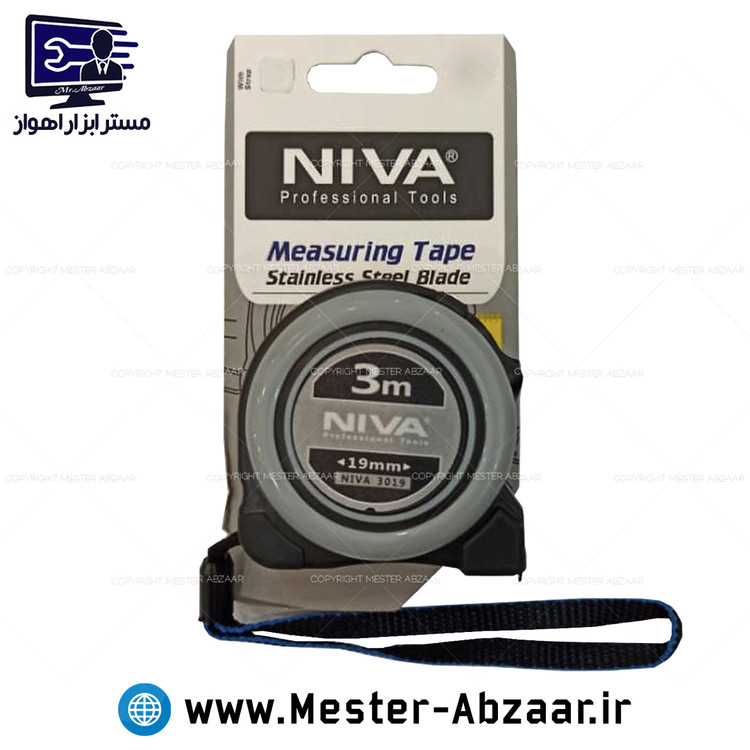 متر دستی 3 متری طرح نوا برند نیوا مدل 3019 NIVA 3M