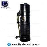 چراغ قوه حرفه ای شکاری فلزی زوم دار شارژی بسیار قوی رویلنگ مدل RUILANG RL-W409 LED