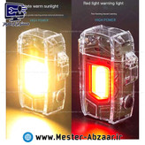 چراغ قوه نورافکن شارژی چندکاره فندک پلاسمایی اتمی کمپینک مسافرتی ضد آب مدل TRAVEL CHARGING D48-2