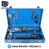 اتولوله جوش لوله سبز گوشه زن 2000 وات دو المنت با کیف فلزی و لوازم نوا با گارانتی نووا مدل NOVA NTW-2417