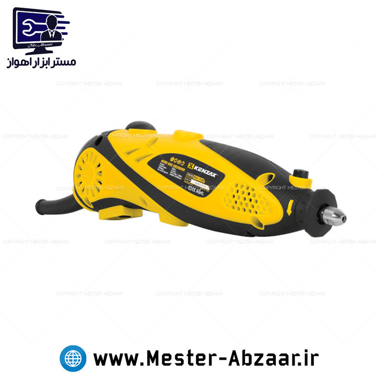 فرز انگشتی حکاکی مینیاتوری 212 پارچه کنزاکی با گارانتی مدل KENZAX KDG-3535