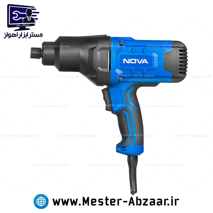 بکس برقی حرفه ای 1/2 اینچ 950 وات نوا با کیف با گارانتی نووا مدل NOVA 1295