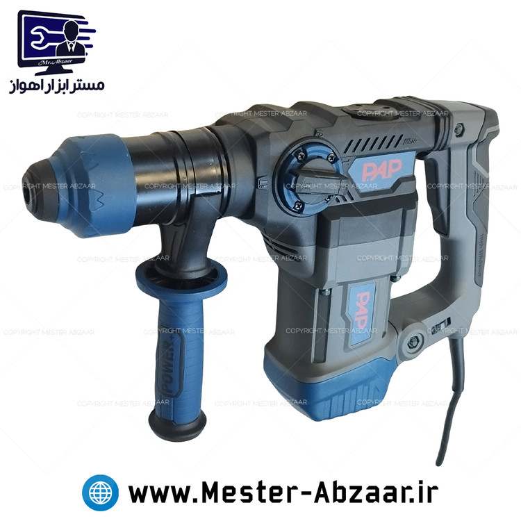 تخریب 7 کیلو دو کاره پی ای پی دیمر دار بتن کن دریل با گارانتی PAP مدل RH-3214