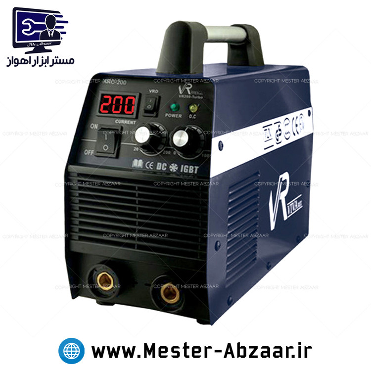 اینورتر جوشکاری 200 آمپر توربو صنعتی دو ولوم با گارانتی ویوارکس مدل VIVAREX VR200-TURBO