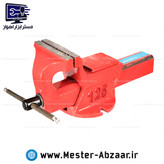 گیره 120 رومیزی فولادی نشکن ذوب ریزان آمل طرح ماتادور یک سال گارانتی مدل صنعت کاران SANATKARAN AMOL 125