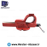 گیره 125 رومیزی فولادی نشکن ذوب ریزان آمل طرح ماتادور یک سال گارانتی مدل صنعت کاران SANATKARAN AMOL 125