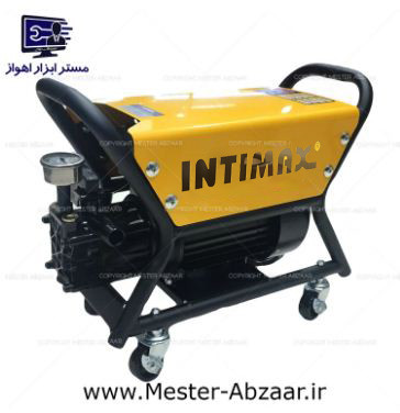 کارواش دینامی صنعتی فشار قوی چرخ دار ضامن دار 3800 وات 260 بار اینتیمکس با تمام لوازم و پمپ آب مدل 2023 INTIMAX