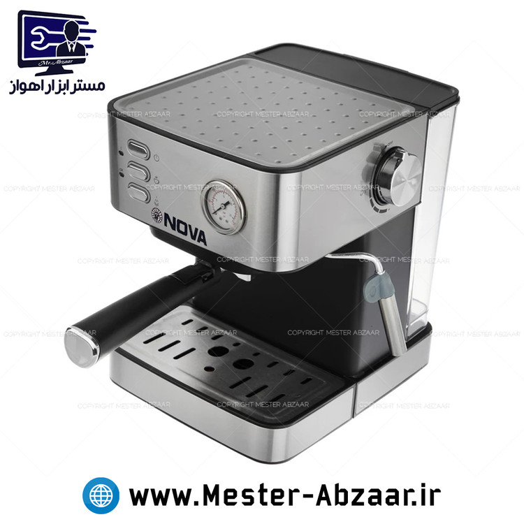 اسپرسو و قهوه ساز 2200 وات نوا اصلی پمپ 25 بار مدل NOVA NCM-147