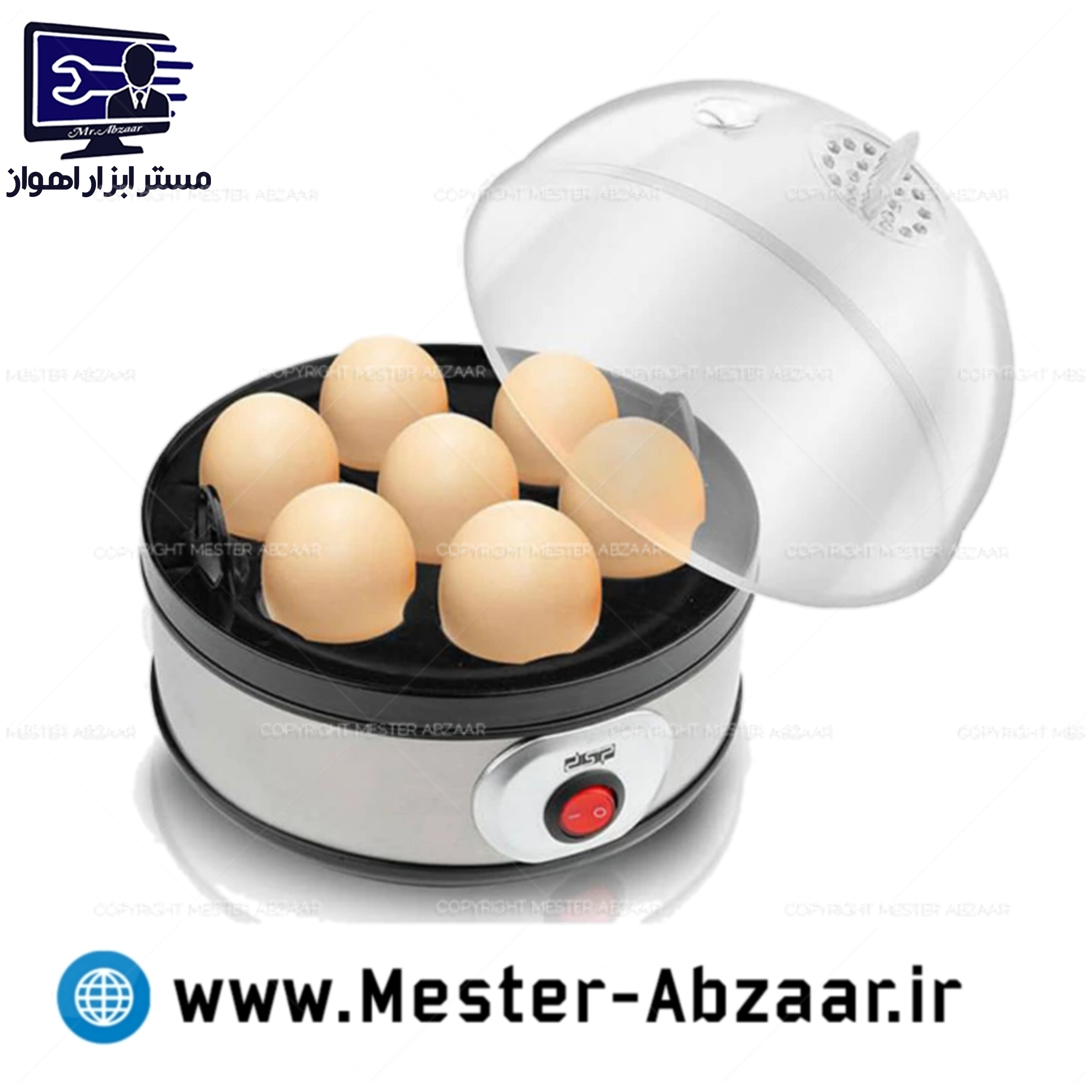 پز کن آشپزخانه DSP خانگی تخم مرغ پز مدل KA5001 دی اس پی(