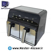 سرخ کن دوقلو دیجیتال لمسی 1900 وات 8 لیتری بدون روغن لکسوس استار ژاپن مدل  LEXUS STAR JAPAN ls9559