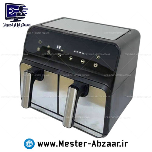 سرخ کن دوقلو دیجیتال لمسی 1900 وات 8 لیتری بدون روغن لکسوس استار ژاپن مدل LEXUS STAR JAPAN ls9559