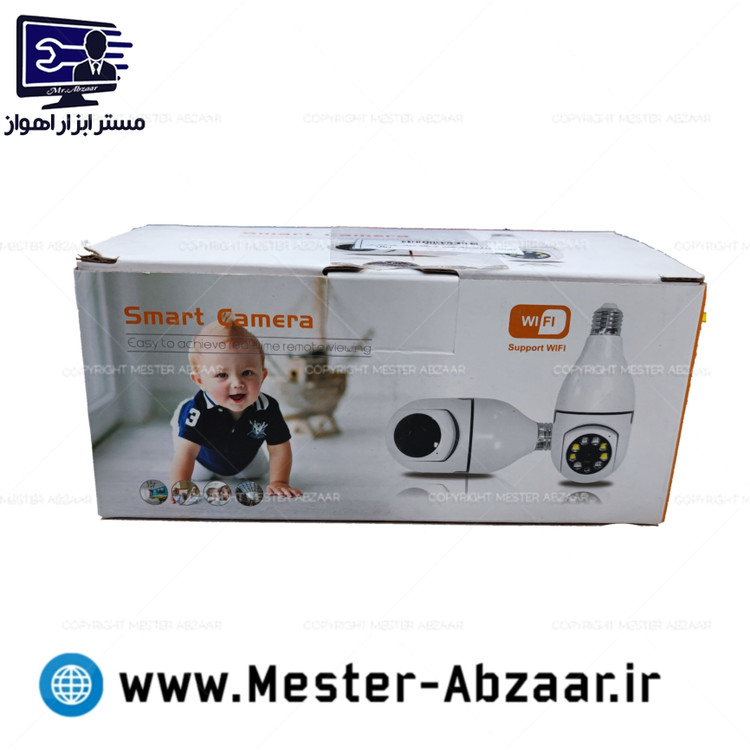 دوربین لامپ دید در شب 360 درجه 1080P IP E27 Wi-Fi IR شب هوشمند خانه امنیت بی سیم