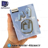 ایرپاد هندزفری بی سیم دیجیتالی مقاوم در برابر آب اقتصادی شارژی دارای رنگ بندی همراه با کابل تایپ C هدفون بلوتوثی مدل Ultra Pods