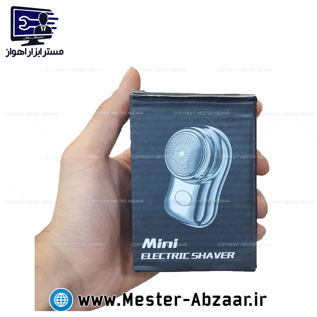 مینی شیور شارژی ریش تراش صفر زن اصلی جعبه مشکی مسافرتی جیبی کوچک مدل MINI ELECTRIC SHAVER TIPE.C