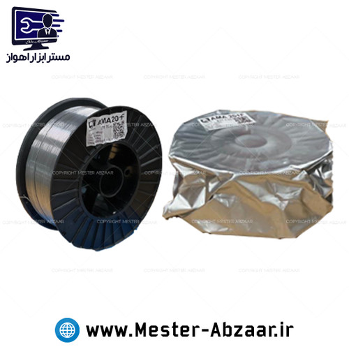 سیم جوش توپودری بدون گاز CO2 یک کیلویی 0.8 میلی متر مدل E71T-GS 0.8MM مناسب مینی میگ ادون، باس، اینتیمکس وینر و..