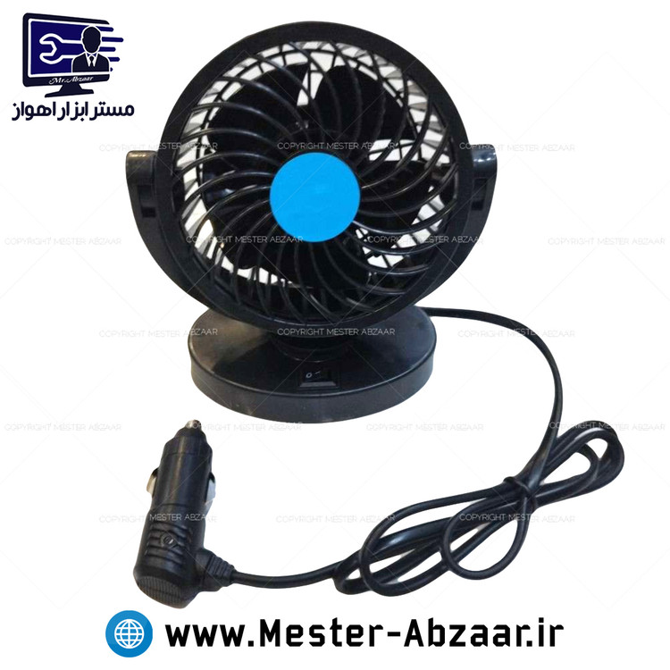 مین پنکه رومیزی تک فن فندکی مسافرتی خانگی خودرو مدل MINI FAN CAR CZ01 FANDAKI