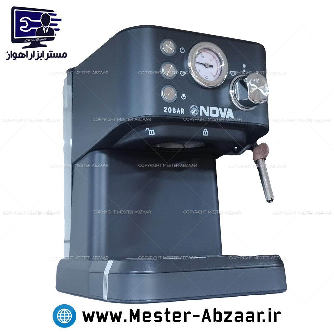 اسپرسو و قهوه ساز 2200 وات نوا اصلی پمپ 20 بار اسپرسوساز نووا مدل NOVA NCM-189