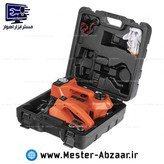 پک چند کاره آپاراتی پمپ باد بکس جک 3 تن برقی مسافرتی مک پرو مدل NAKPRO 3TON