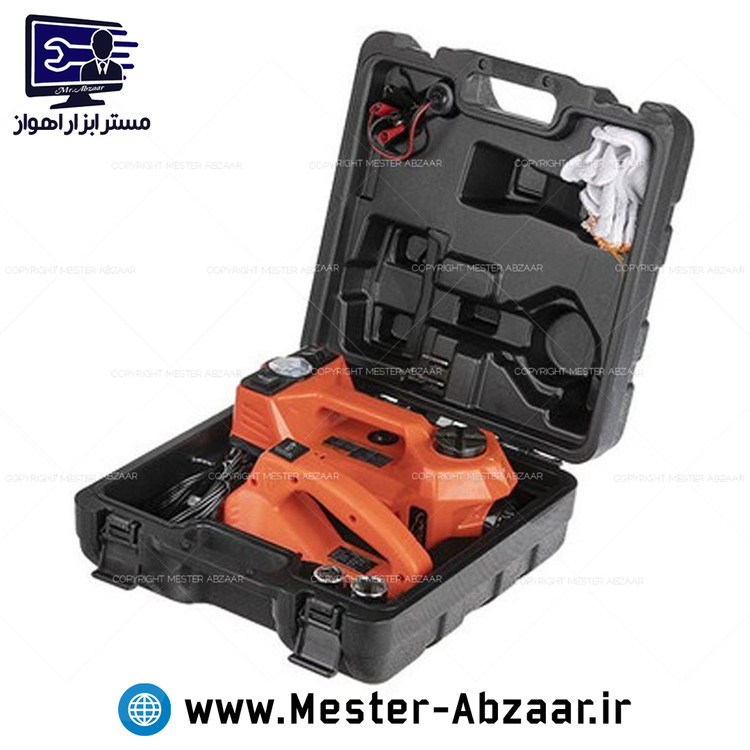 پک چند کاره آپاراتی پمپ باد بکس جک 3 تن برقی مسافرتی مک پرو مدل NAKPRO 3TON