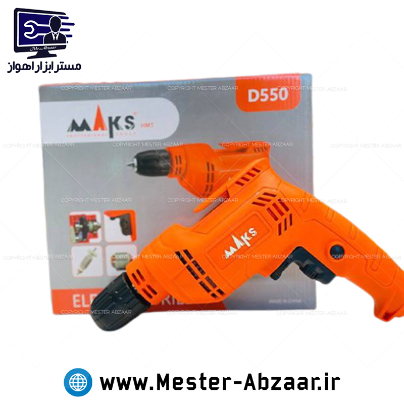 دریل پیچ بند دیمردار 10 میلی متر اتومات مکس با گارانتی مدل D550