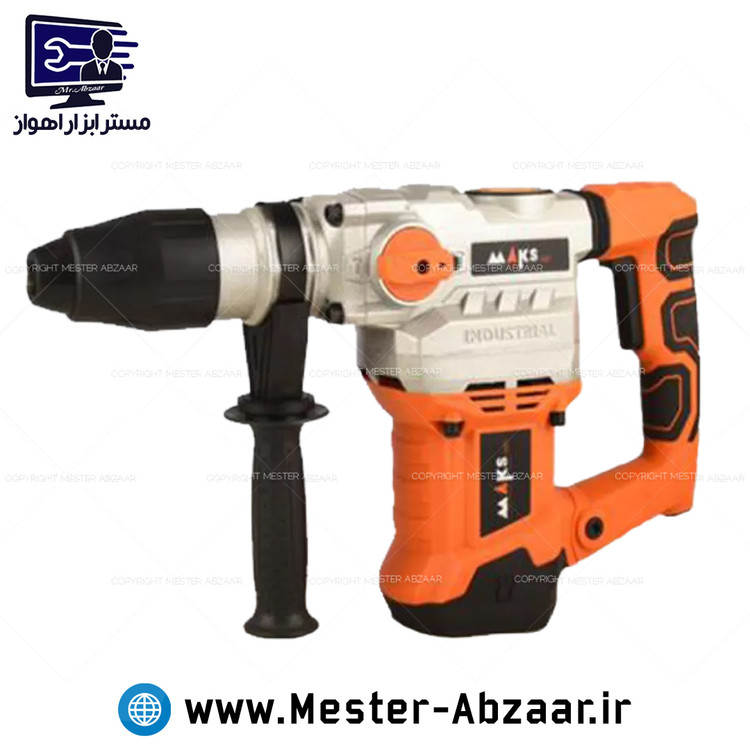 تخریب بتن کن 7 کیلویی دو کاره 5 شیار 1600 وات مکس با گارانتی کد MAKS BT40