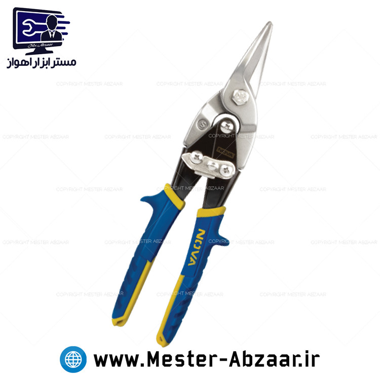 قیچی ورق بر مستقیم بر آهن و فلز نوا مدل نووا NOVA 2405