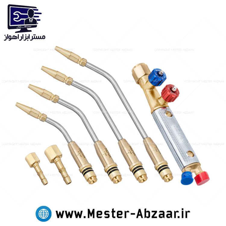 دسته جوش و سر پیک جوشکاری 4 تکه کیفیت بالا برند نوا مدل NOVA 2589 نووا