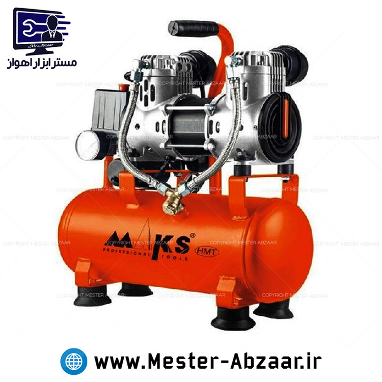 پمپ باد کمپرسور باد سایلنت با گرانتی بی صدا 12.5 لیتری مکس مدل KB12