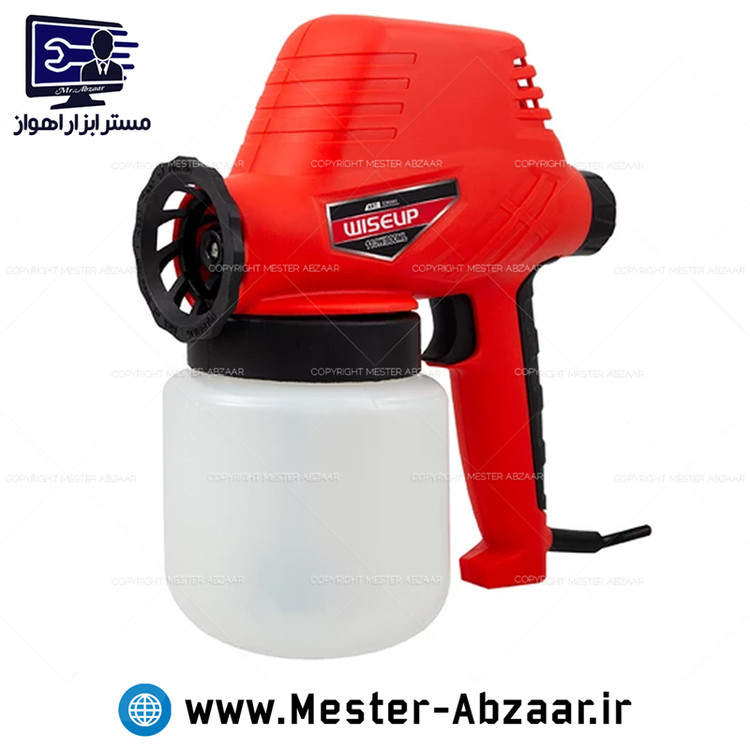 پیستوله رنگ برقی مگنتی وایزآپ 800 سی سی 110 وات 6 ماه گرانتی تعویض مدل 120301