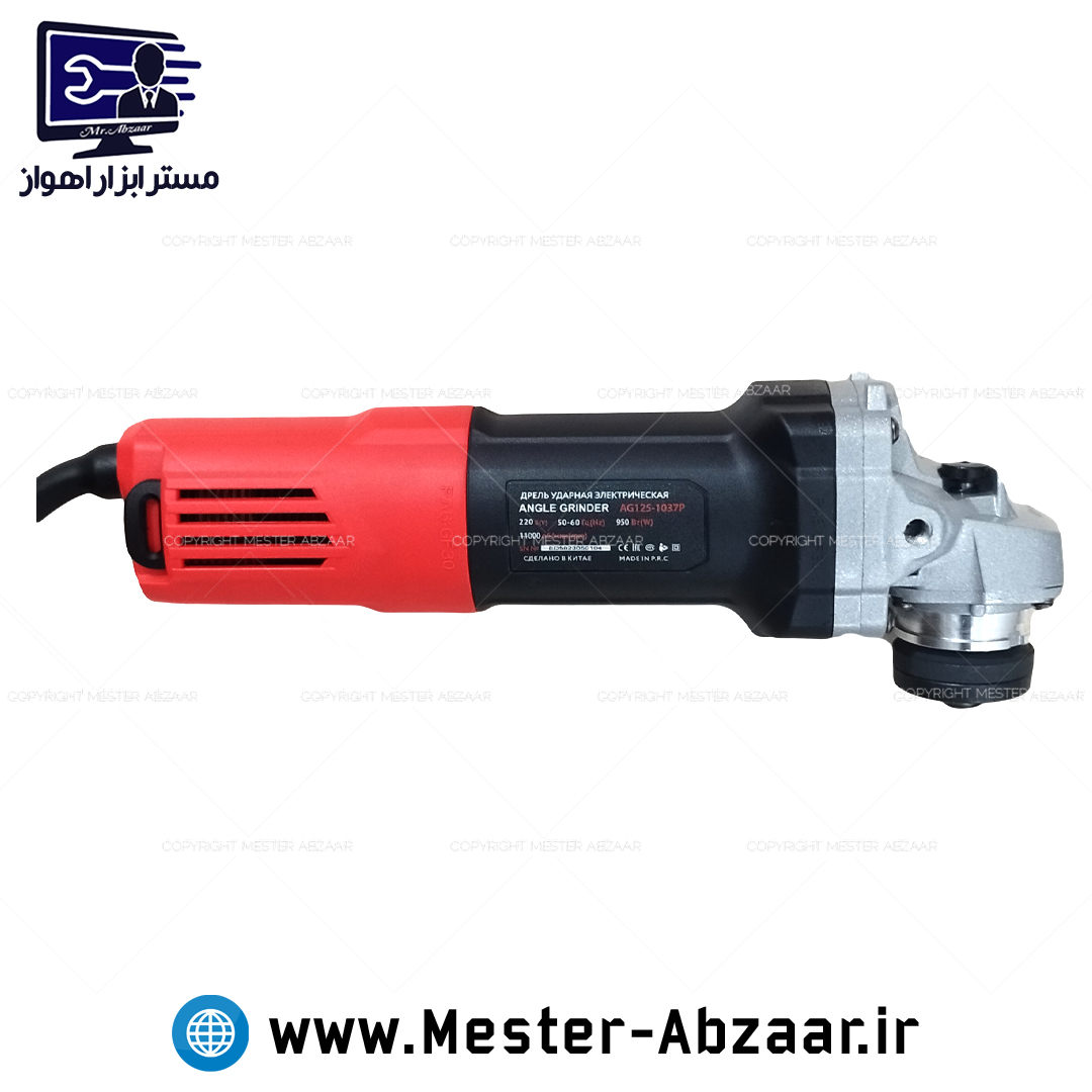 مینی فرز 950 وات صنعتی کلید بغل اصلی ادون دسته کوتاه جدید کد EDON AG125-1037P