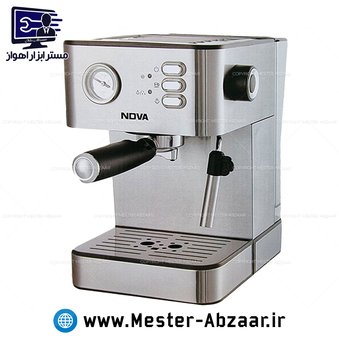 اسپرسو و قهوه ساز 1500 وات نوا اصلی پمپ 25 بار اسپرسوساز نووا مدل NOVA NCM-187