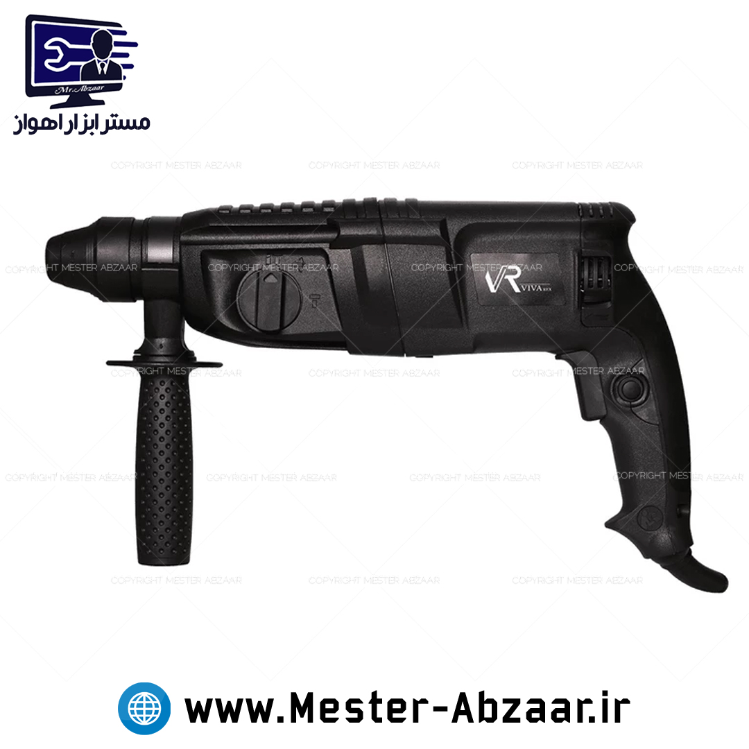 دریل تخریب بتن کن سه کاره با رابط آچاری ویوارکس با گارانتی سه کیلویی مدل VIVAREX VR8026-RH