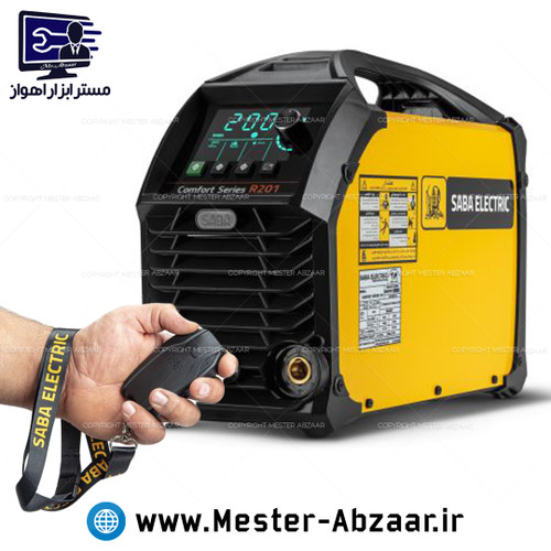 اینورتر 200 آمپر واقعی ریموتی صبا جدید با گارانتی موتور جوش مدل SABA ELECTRIC COMFORT SERIES R201