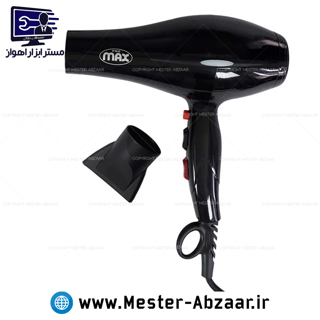 سشوار برقی دو سرعته 9000 وات پرو مکس مدل PRO MAX MXS-8889