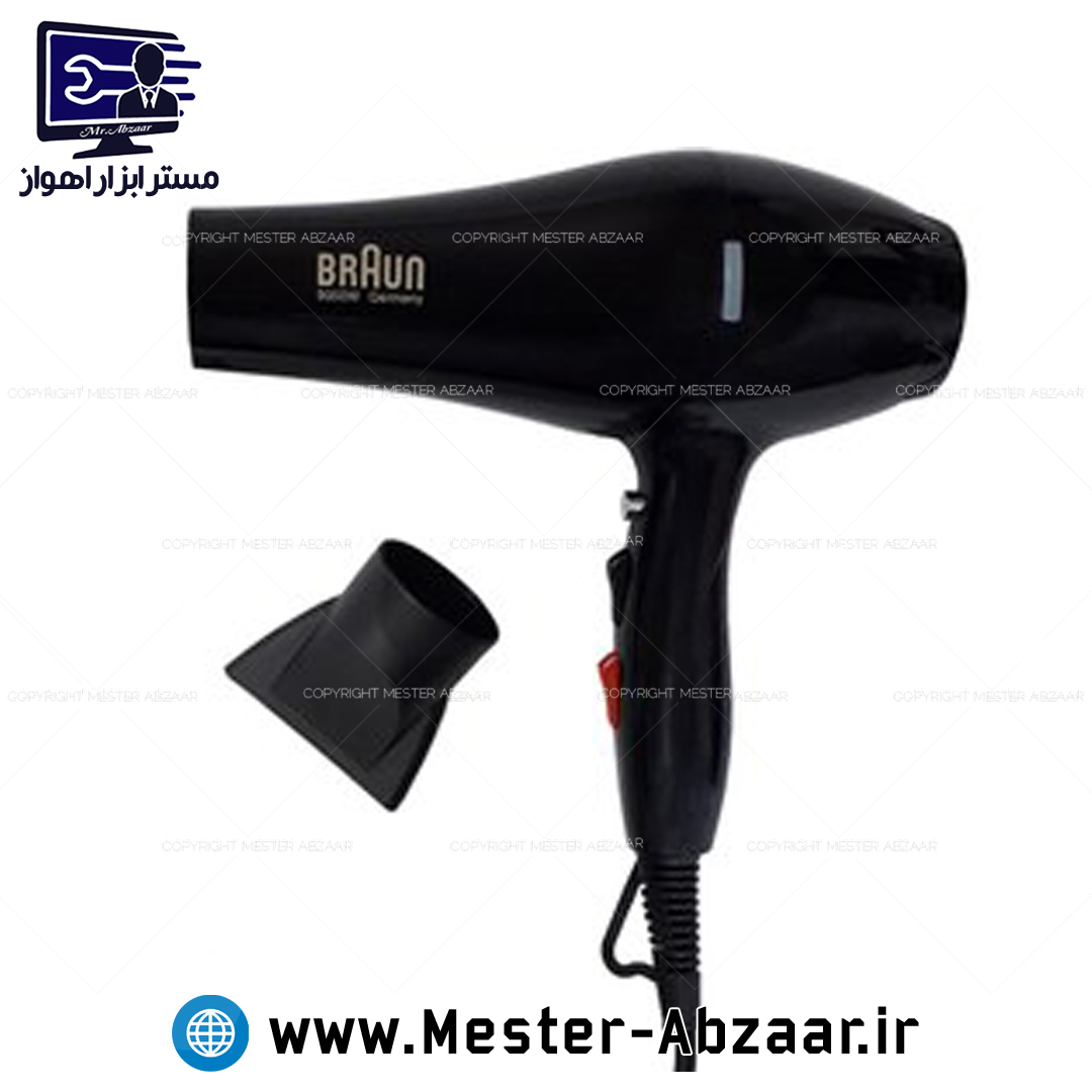 سشوار برقی دو سرعته 9000 وات براون مدل BRAUN BR-2032