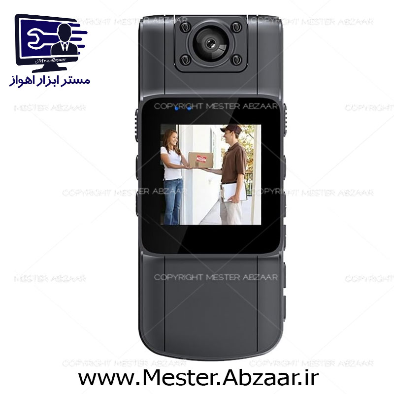 دوربین بدن پلیسی ملدون قرمز دید در شب ulflink 1080 Full HD Mini Camera 130 Wide Angle Lens 180 قابل تنظیم برای امنیت اجرای قانون