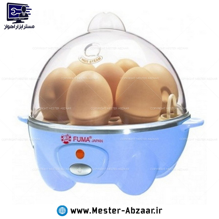 تخم مرغ آب پز کن 360 وات آشپزخانه فوما ژاپن خانگی تخم مرغ پز مدل FUMA JAPAN FU-488