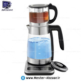 چای ساز دو طبقه 2200 وات 2.8 لیتری لمسی فلر آلمان مدل Feller Germany plus TS190 روهمی
