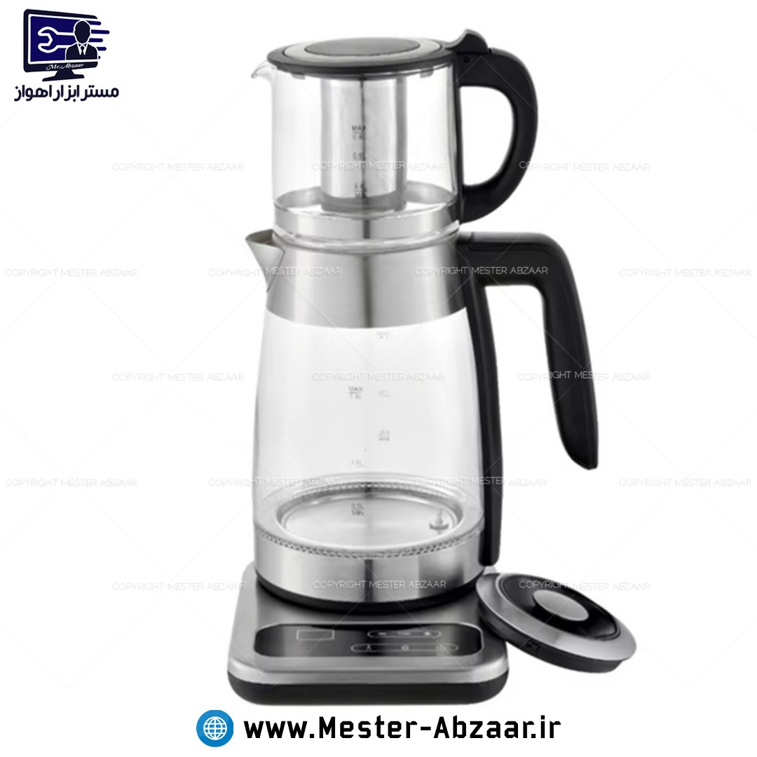 چای ساز دو طبقه 2200 وات 2.8 لیتری فلر آلمان مدل Feller Germany pro TS190 روهمی