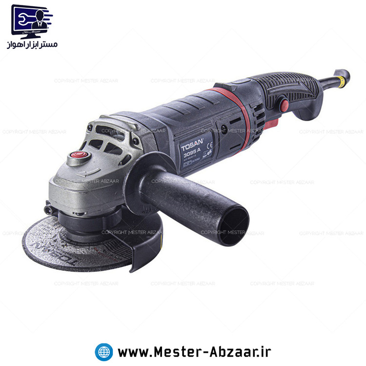 مینیفرز 115 میلیمتر 950 وات دستهبلند توسن با گارانتی مدل TOSAN 3095A مینی فرز سنگ جت