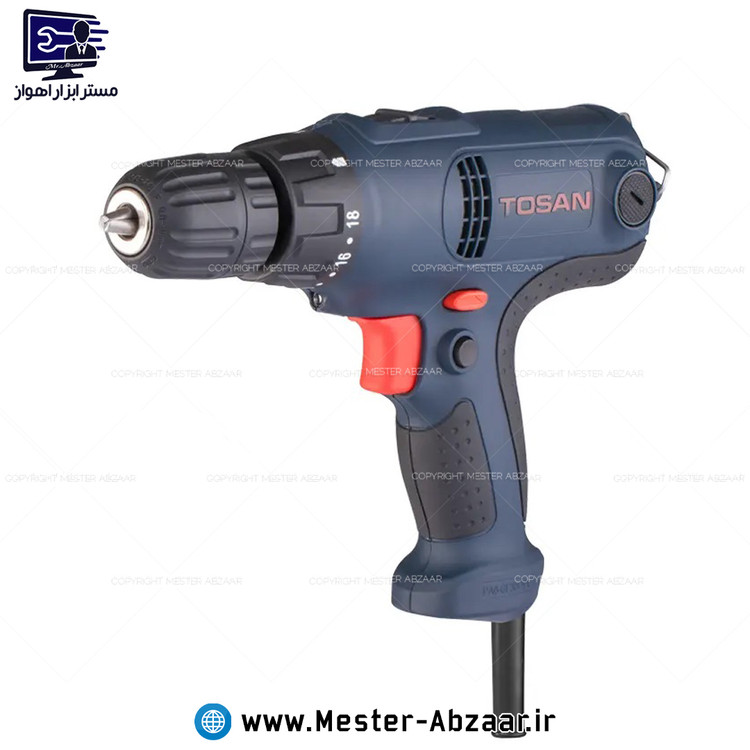 دریل پیچگوشتی برقی 280 وات سری پلاس توسن با گارانتی مدل TOSAN 0911SN