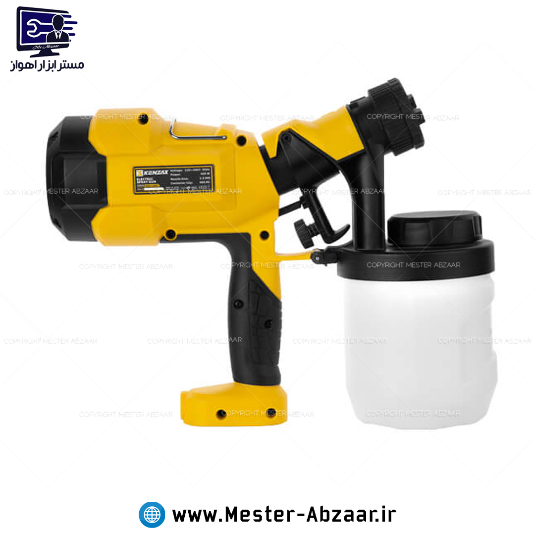 پیستوله رنگ برقی سرخود با گارانتی 400 وات کنزاکس مدل KENZAX KSG-2400