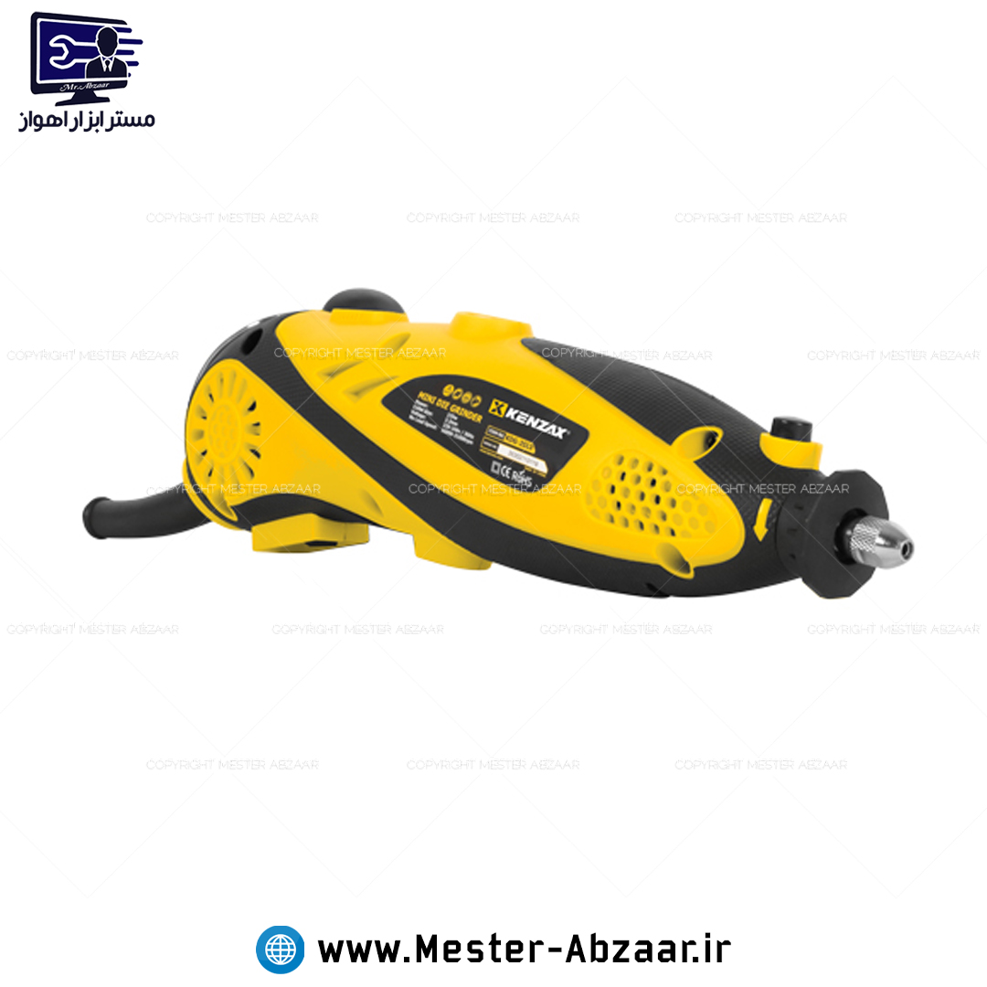 فرز انگشتی حکاکی مینیاتوری 135 وات کنزاکس با گارانتی مدل KENZAX KDG-3513