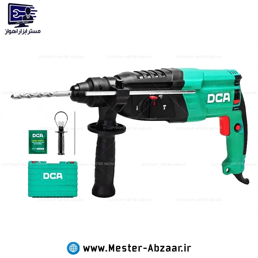 دریل بتن کن سه کاره 800 وات صنعتی دی سی ای با گارانتی مدل DCA AZC800-26